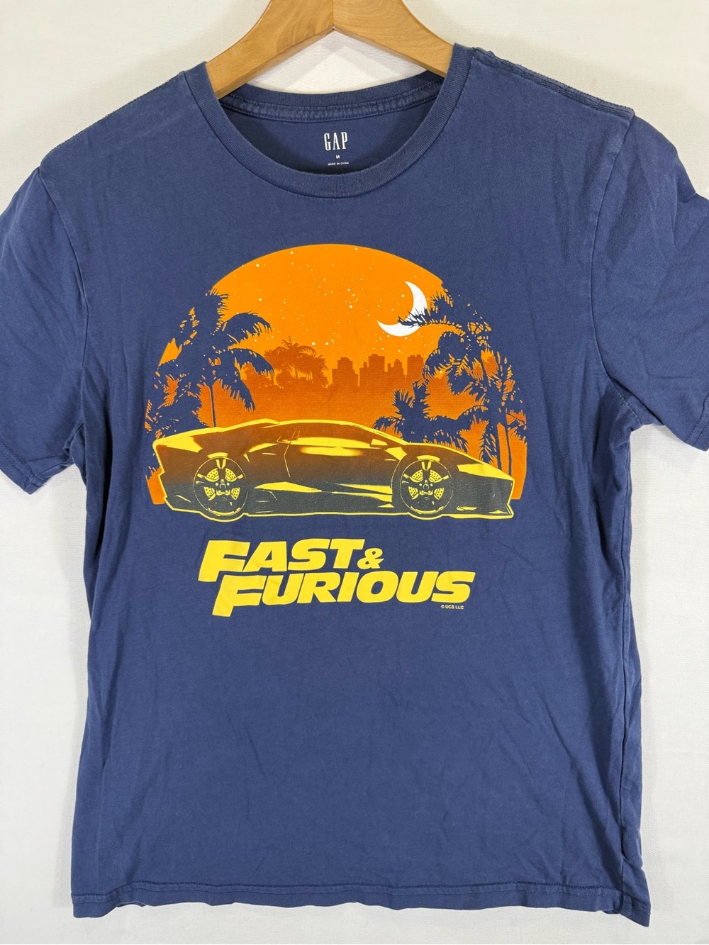 GAP Navy Fast & Furious Sunset Graphic Tee